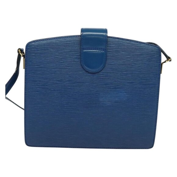 LOUIS VUITTON Epi Capuchin Shoulder Bag Blue M52345 LV Auth - Picture 12 of 15